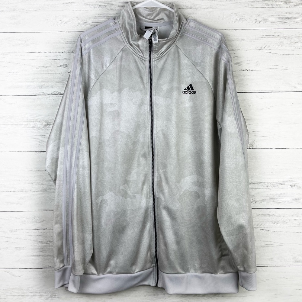 Men’s Cream Adidas Camouflage Jacket
